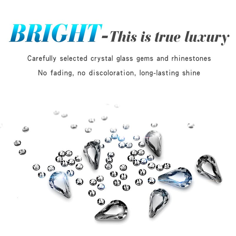 Murimt 2 Pack Crystal Rhinestone Bling Car Push Start Button Accessories,Girly Car Accessories for Women，Push to Start Button Cover/Sticker, Key Ignition & Knob Ring (Black) - Image 4